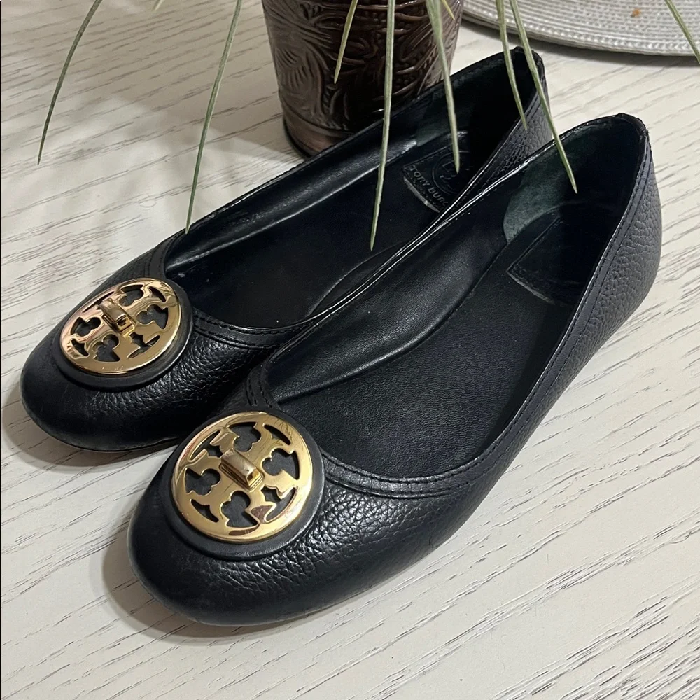 Tory Burch Black Flats - Picture 9 of 10